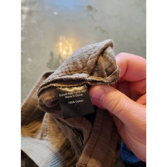 JENNI KAYNE | Playa Pajama Shorts in olive green sz Small - Picture 3 of 4